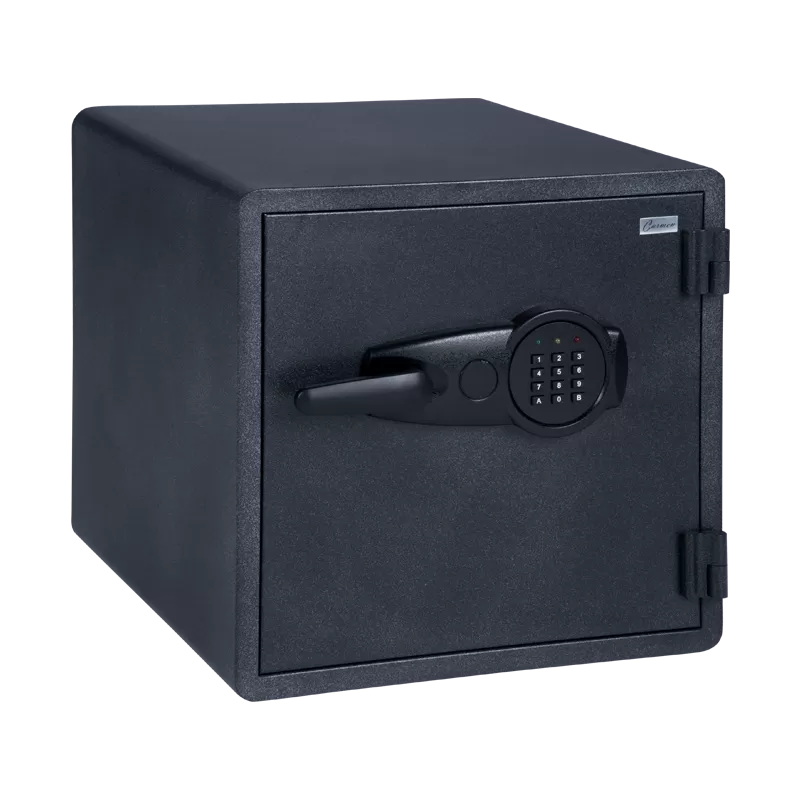 Огнеупорен метален сейф Carmen CR-1553 - черен