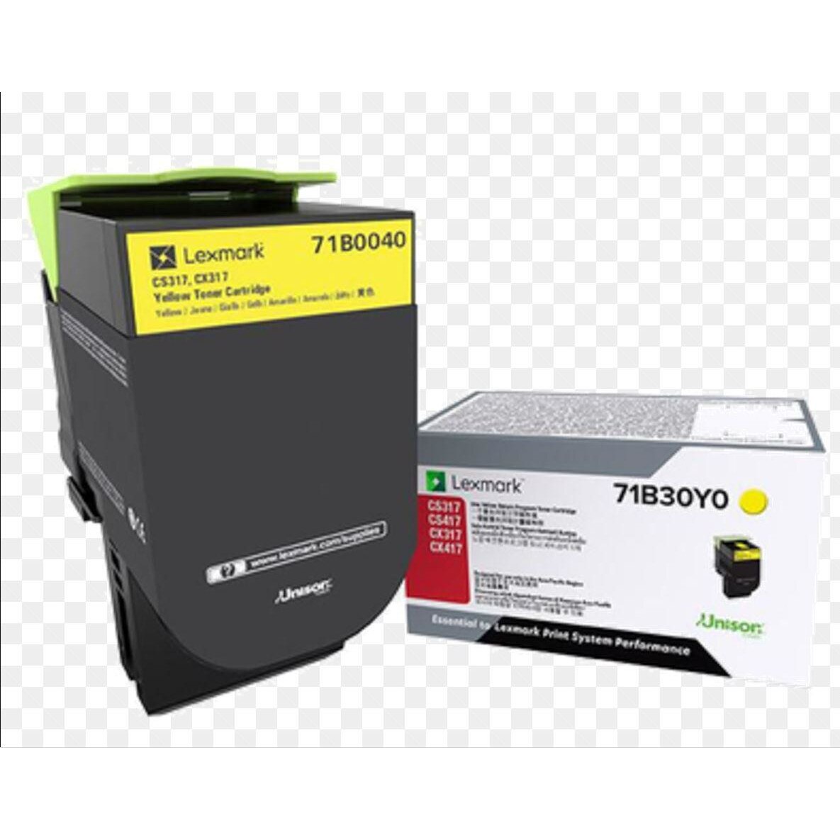 Съвместим тонер 71B20Y0 за лазерен принтер Lexmark CX317dn