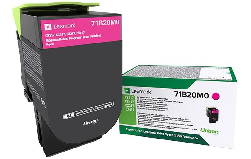 Съвместим тонер 71B20M0 за лазерен принтер Lexmark CX317dn