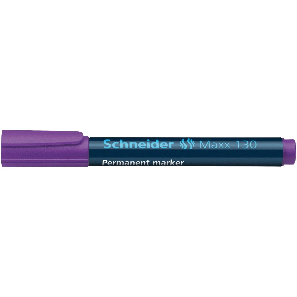 Schneider 130 перманентен маркер объл връх лилав