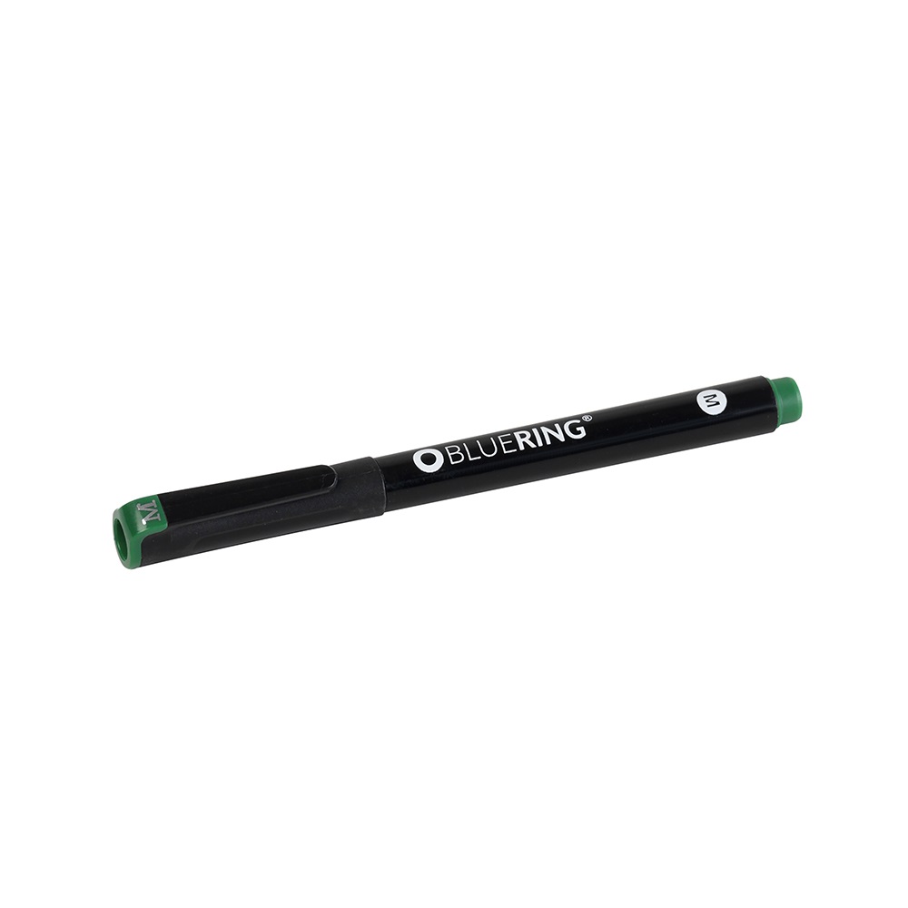 Bluering OHP перманентен маркер M зелен
