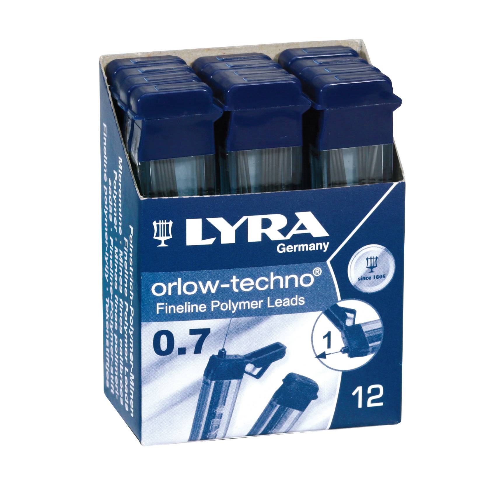Lyra графити Orlow-Techno 0.7mm 2Β