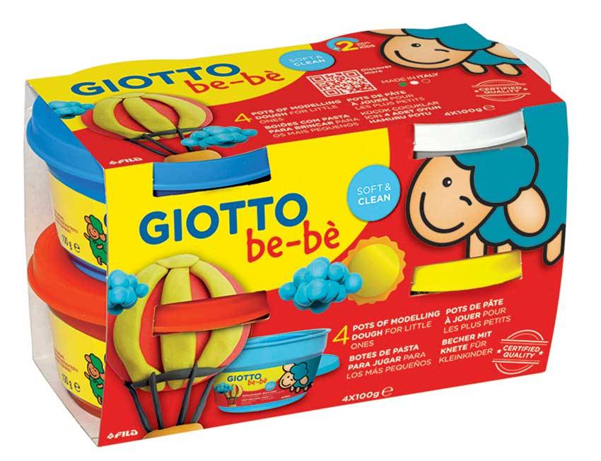 Giotto be-be Тесто за моделиране 4x100гр