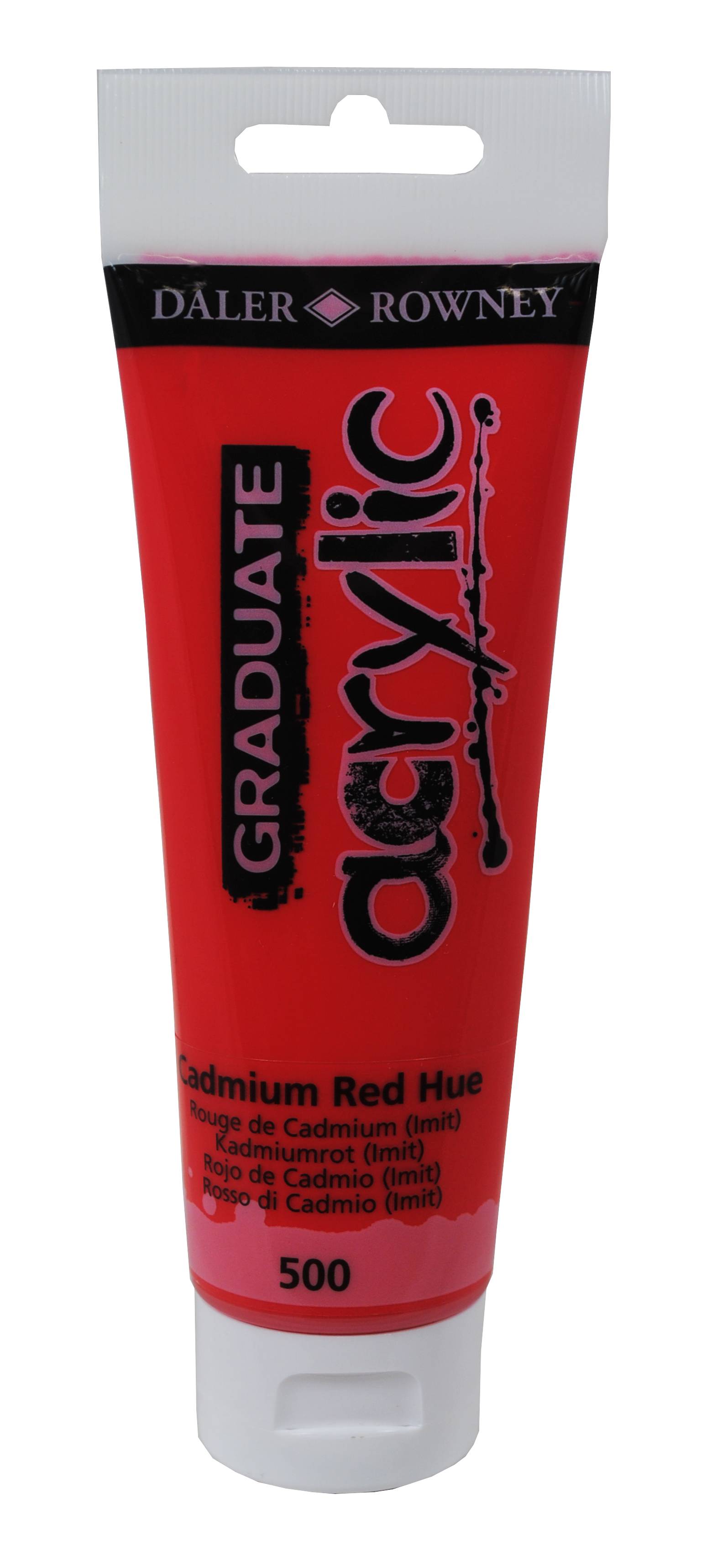 DALER ROWNEY Graduate Акрилна боя 120мл Cadmium Red Hue