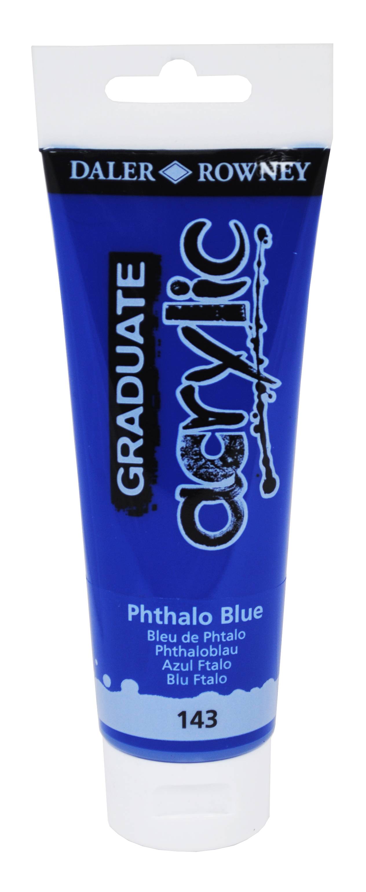DALER ROWNEY Graduate Акрилна боя 120мл Phthalo Blue