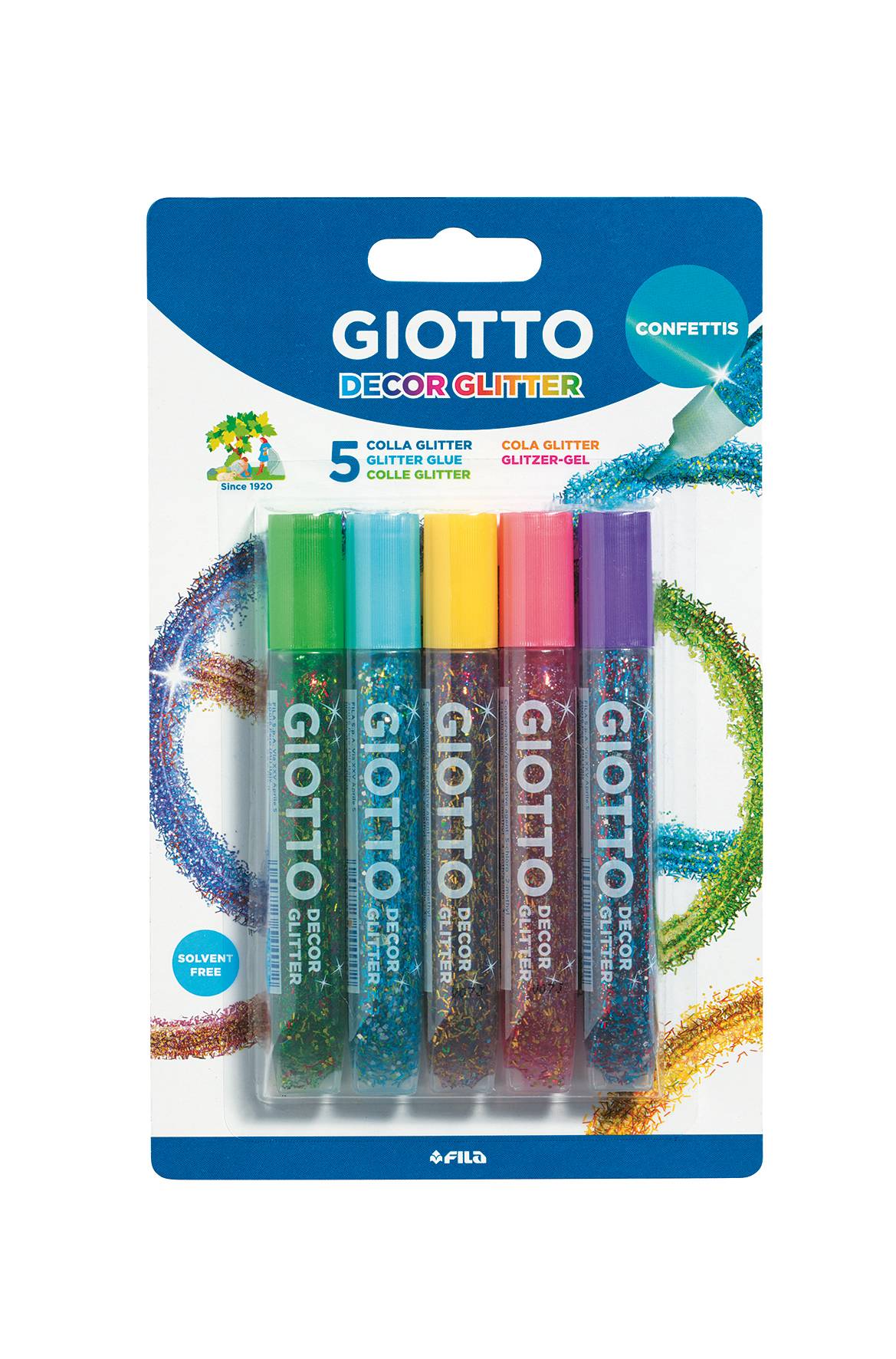 Giotto Decor Glitter Glue 10.5ml - Конфети
