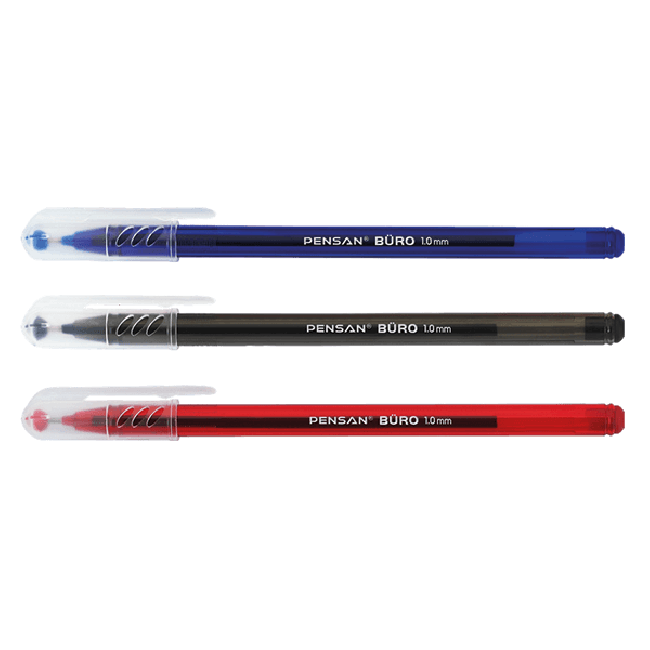 Химикалка Buro 1.0мм синя