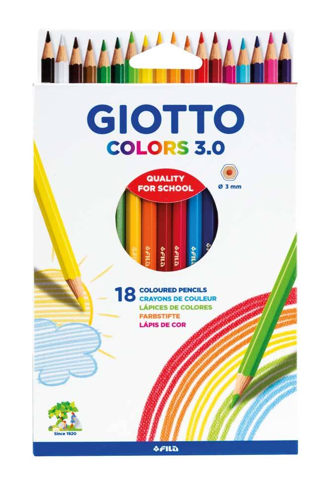 Цветни моливи Giotto Colours 3.0 18 бр