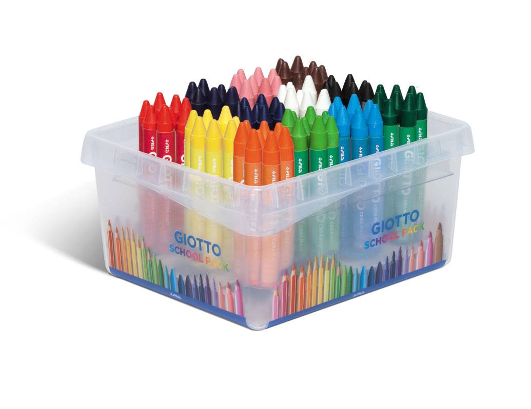 Giotto Cera Maxi Crayons Ученически пакет 96 бр