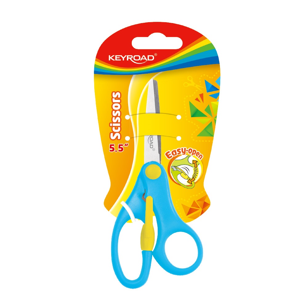 Keyroad детски ножици 13см For Kids със заоблен връх в блистер