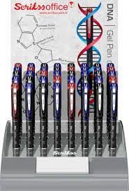 Дисплей гел химикалки Scrikss DNA, 40 броя, 0.5-0.7мм
