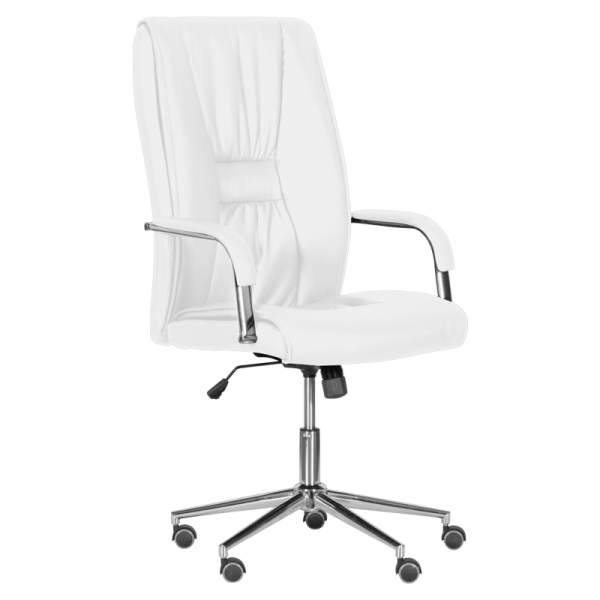 Директорски стол 6500-1 бял