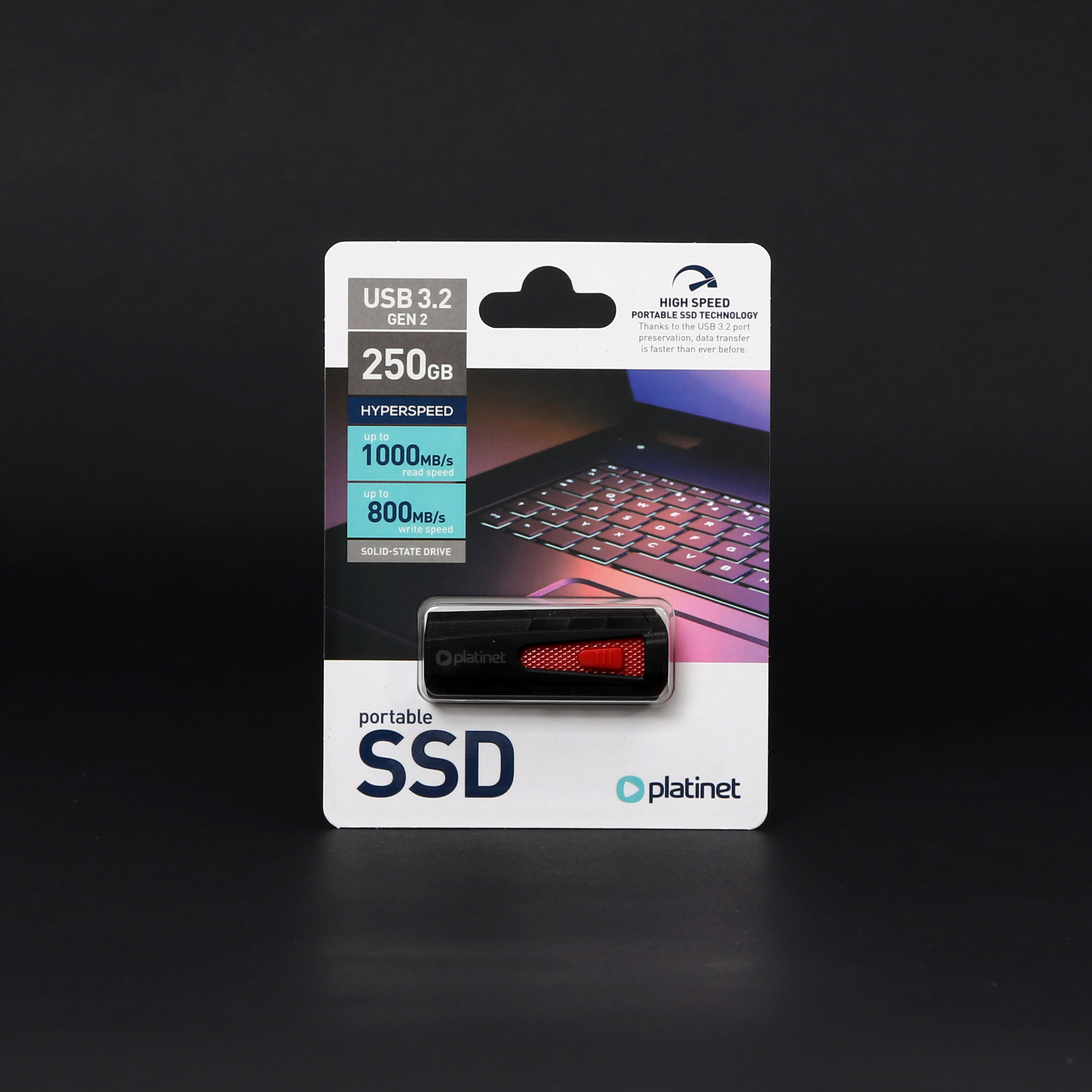 Преносим SSD диск Platinet 250GB