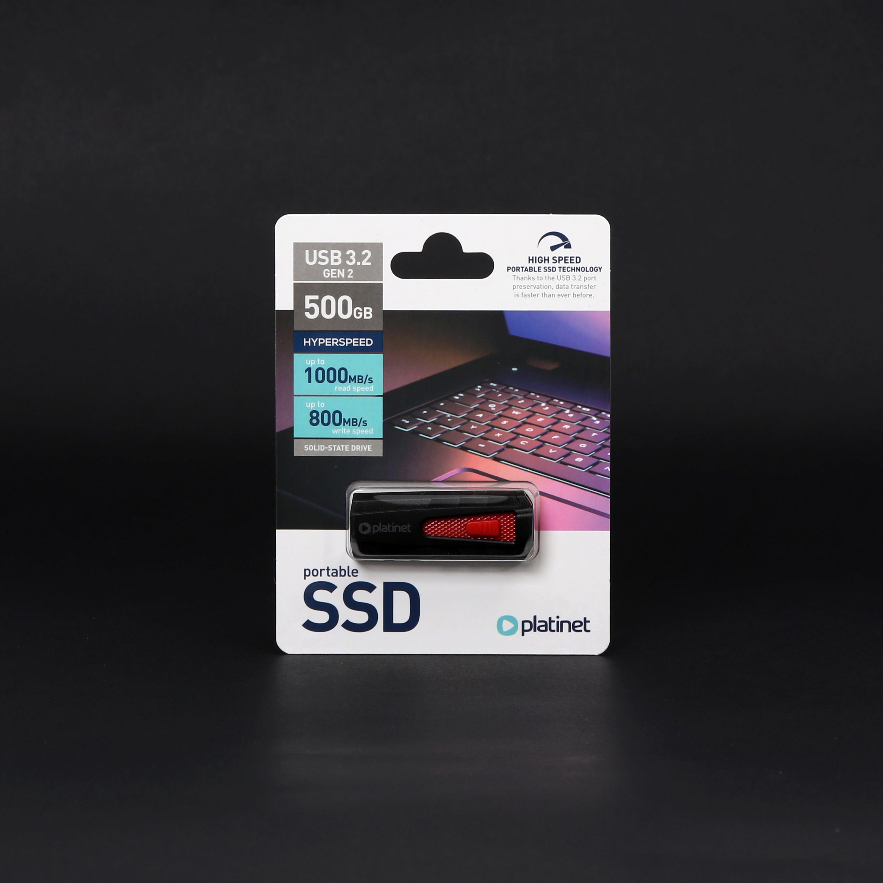 Преносим SSD диск Platinet 500GB