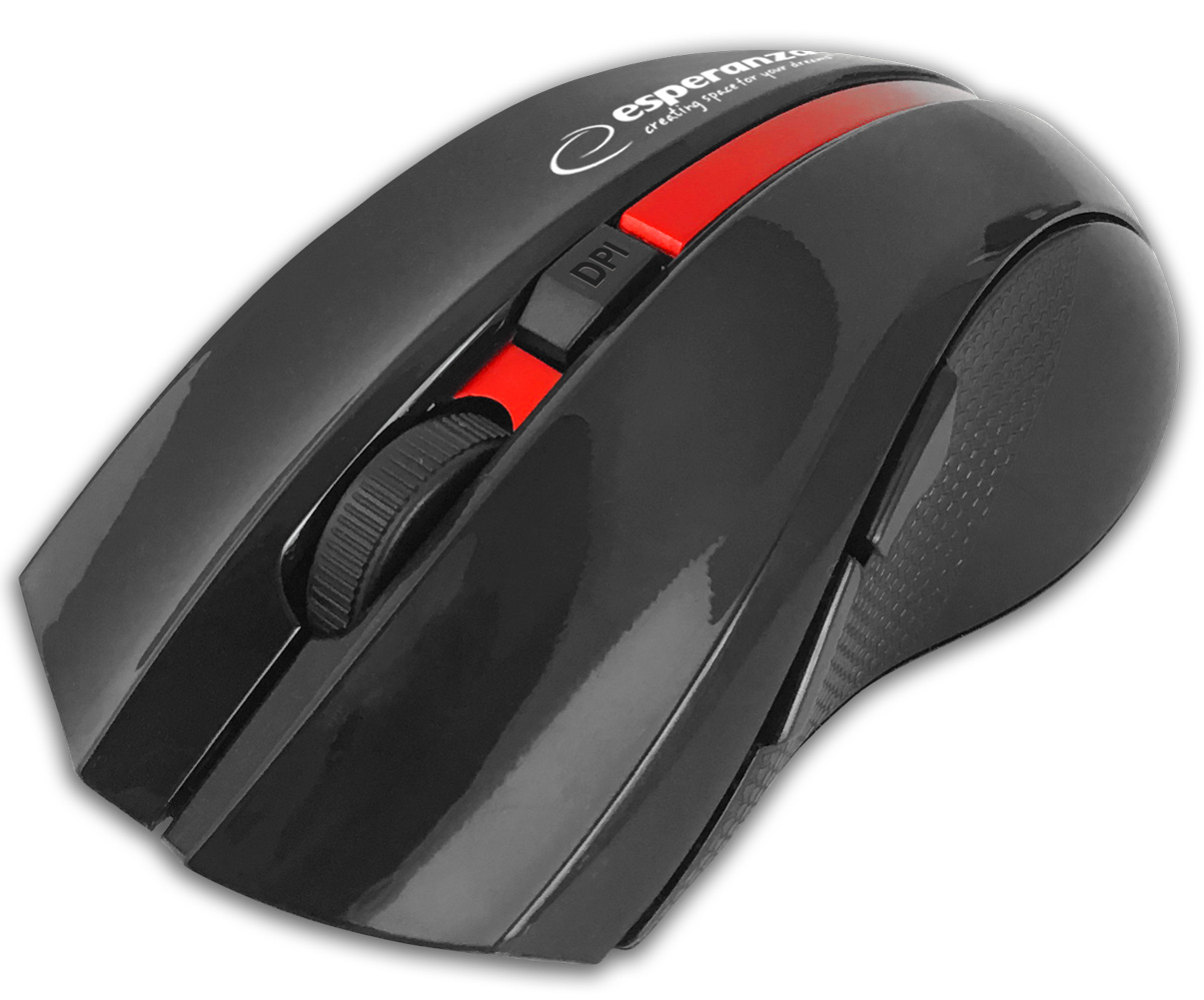 Esperanza безжична Bluetooth мишка 6D Virgo червена