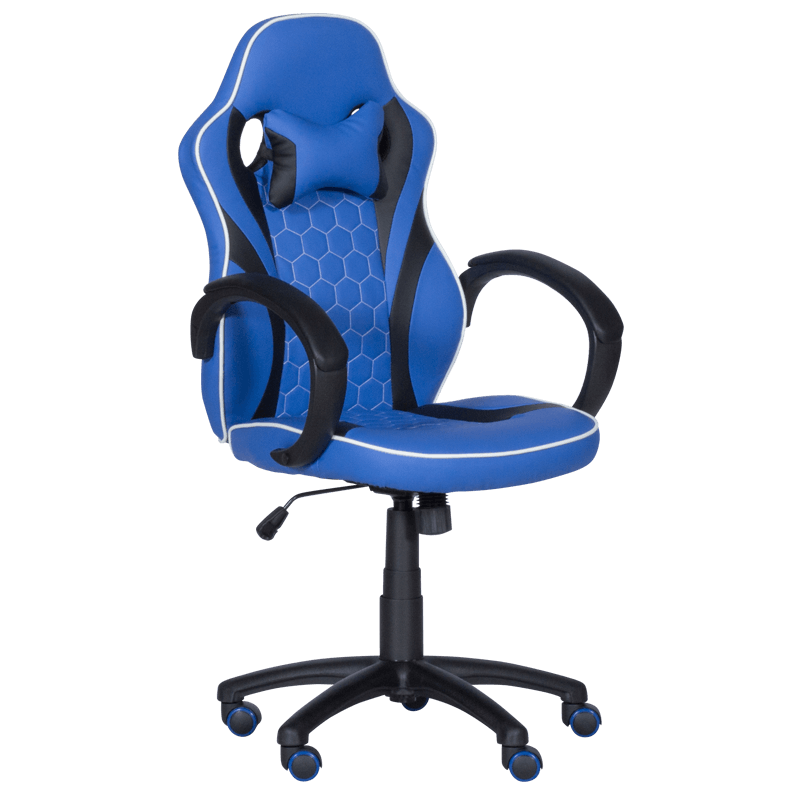 Геймърски стол 6303 син-черен