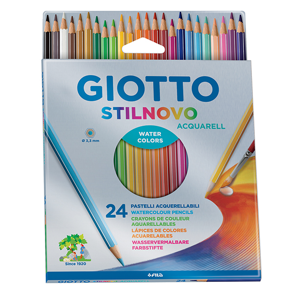 Цветни моливи Giotto Stilnovo Acquarell  24 цвята