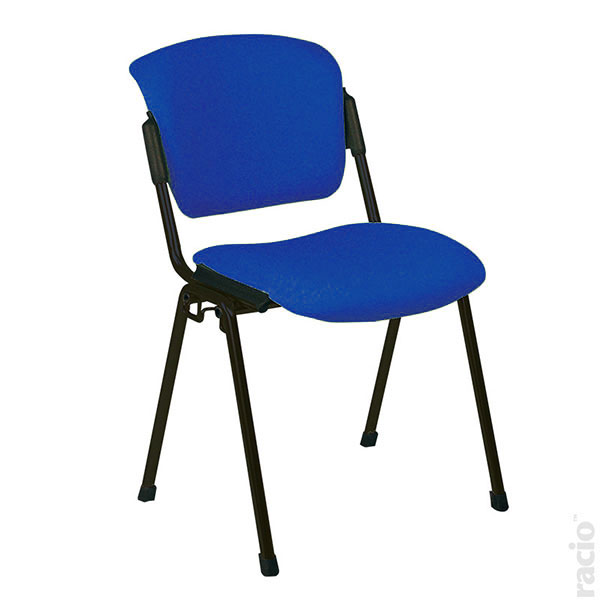 Стол Era Black текстил цвят син