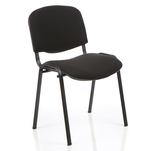 Стол ISO Black текстил, до 120кг.,цвят  черен