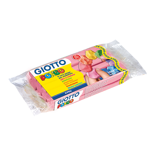 Пластилин Giotto Pongo Soft 250г., розов