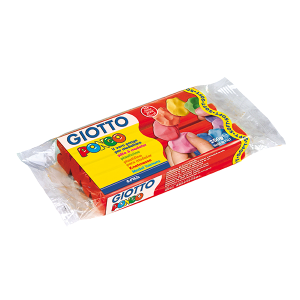Пластилин Giotto Pongo Soft 250г., червен