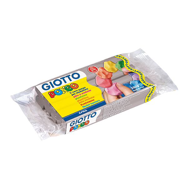 Пластилин Giotto Pongo Soft 250г., сив
