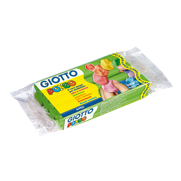 Пластилин Giotto Pongo Soft 250г., зелен