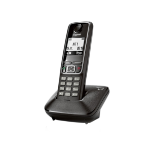 Безжичен DECT телефон Gigaset A420 - черен