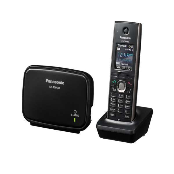 Безжичен VoIP телефон Panasonic KX-TGP600 - черен