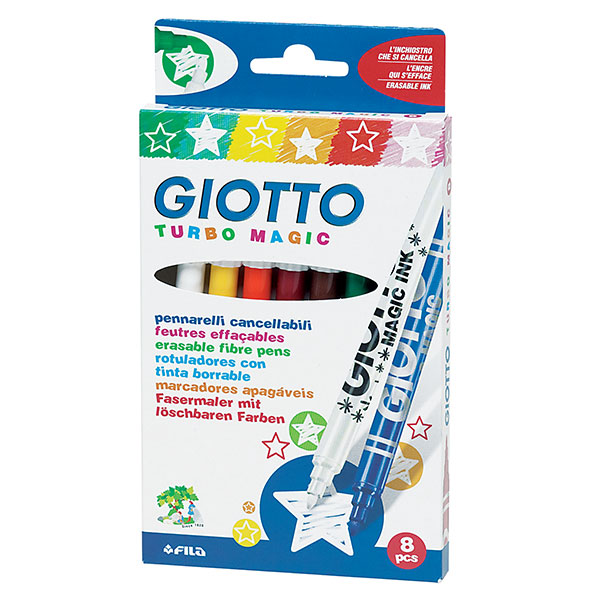 Флумастери Giotto Turbo Magic 7 цвята