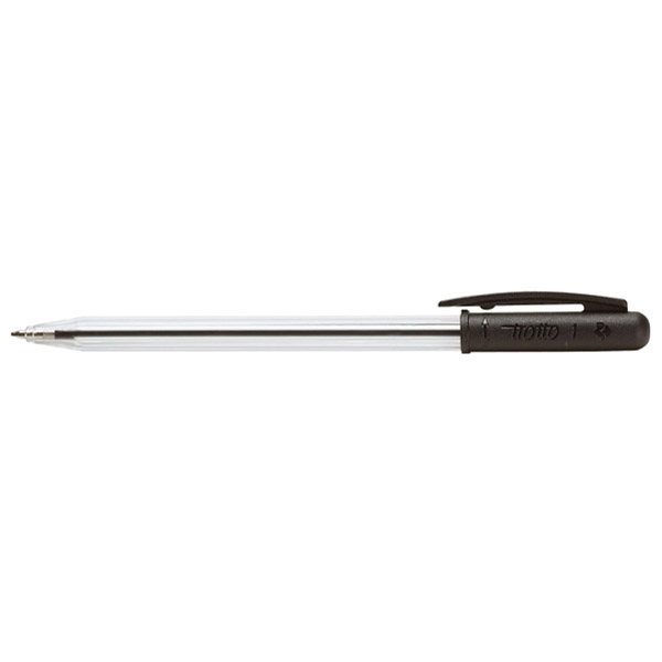 Автоматична химикалка Tratto 1 обикновено мастило, 1мм.връх черен