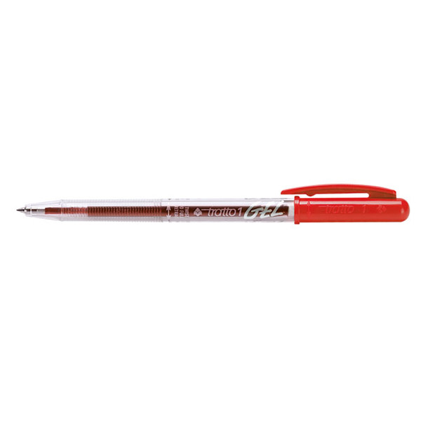 Автоматична гел химикалка Tratto 1 Gel 0,7мм. връх червен