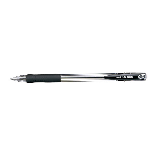 Химикалка Uni Lakubo SG100 еднократна, обикновено мастило, 0,7мм връх, цвят черен