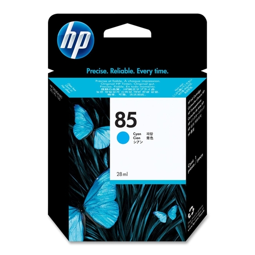 Консуматив HP No. 85 Ink Cartridge, Cyan (28 ml)( HP DesignJet 30 and 130 series)