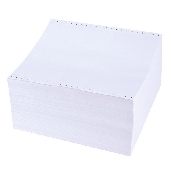 Безконечна принтерна хартия 240/11/3, трипластова, 750л., бяла