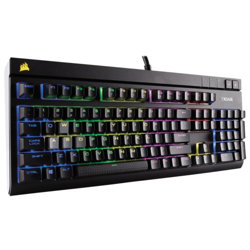 Клавиатура Corsair Gaming™ STRAFE RGB Mechanical Gaming Keyboard, Backlit Multicolor LED, Cherry MX Brown (International English)