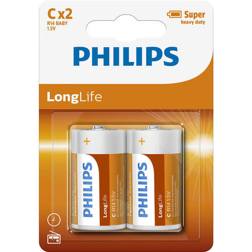 Philips LongLife Battery R14L2B/10