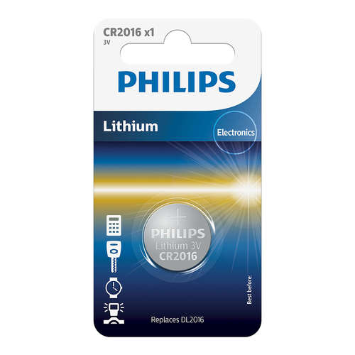 Philips Minicells Battery CR2016/01B