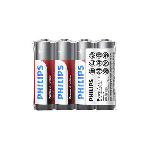 Philips Power Alkaline Battery  LR6P4F/10