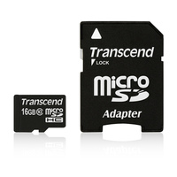Памет Transcend 16GB microSDHC Class10
