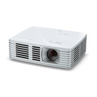 Projector Acer K135i LED, Hybrid Laser-LED, DLP® 3D Ready, Native WXGA (1280 x 800), Contrast: 10 000:1, Brightness: 600 ANSI lumens (standard); 480 ANSI lumens (ECO), Input: Analog RGB (via optional 24-pin Universal to VGA cable), HDMI®/MHL™ (video, audi