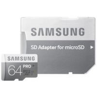 Samsung MicroSD card Pro series with Adapter, 64GB , Class10