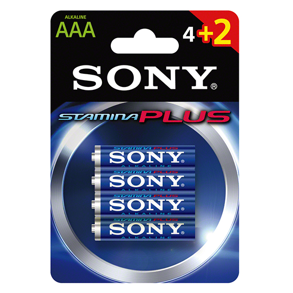 Батерия Sony Stamina Plus R03/AAA Алкална, 1.5V