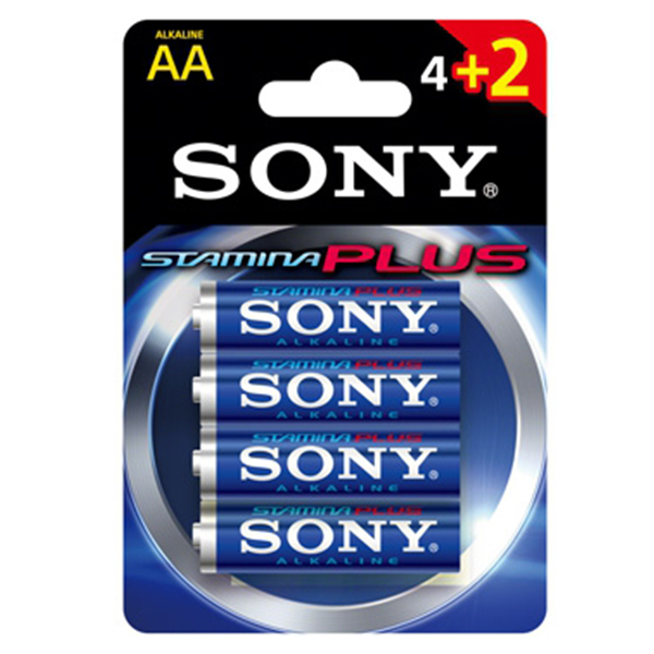 Батерия Sony Stamina Plus R06/AA Алкална, 1.5V