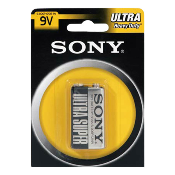 Батерия Sony Ultra Zinc 6AM6 Цинкова, 9V