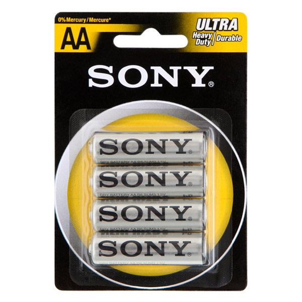 Батерия Sony Ultra Zinc R06/AA Цинкова, 1.5V