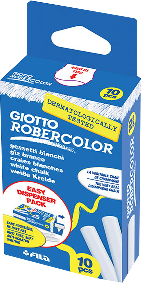 Тебешири Giotto Robercolor 10бр. бели