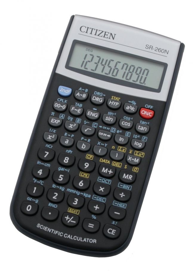 Научен калкулатор Citizen SR-260 N 10 + 2